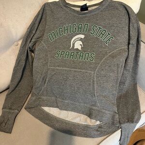 Jansport Gray Michigan State Spartans Sweatshirt